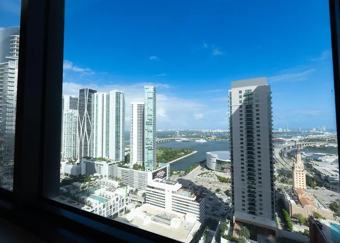 Oceana! 2Br With Rooftop Pool & Cabanas In The Miami World Center